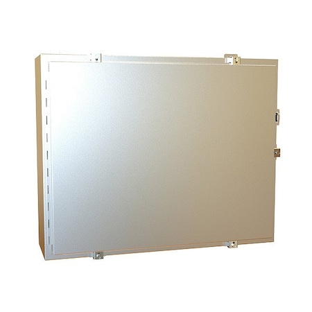 Hammond Clamps Electrical Enclosure, 24 in H, 8 in D, 30 in W, 12, 13, 3R, 4, 4X, Stainless Steel 1418N4SSKR8
