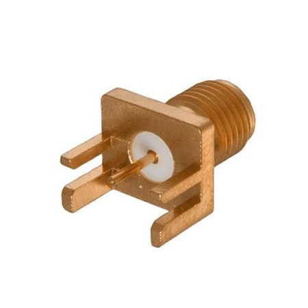 Johnson SMA Jack End Launch Bulkhead Round Contact 142-0701-871