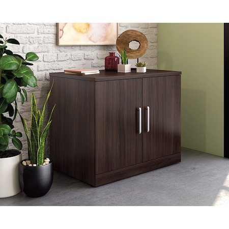 Officeworks By Sauder Affirm 36 in. Storage Cabinet With Doors Ne 427438