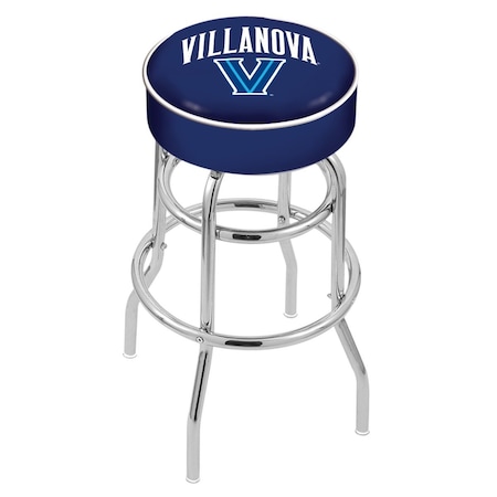 Holland Bar Stool Co 30" Villanova Cushion Seat, 2-Ring Chrome Swivel Bar Stool L7C130Vilnva