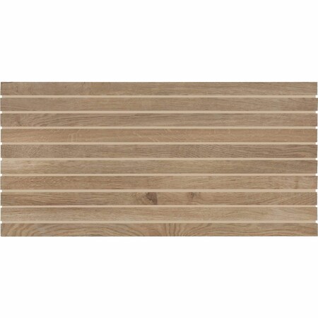 Daltile Acreage 1in. x 24in. Porcelain Wood Look Stacked Mosaic Tile 7.56 SQFT/Carton, 4PK AC11STK124MSMT