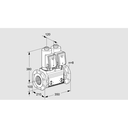 Honeywell Kromschroder VCS8T100A05NNWSRB/PPMM/PPMM KS88204010