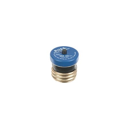 Eaton Bussmann Bussmann 20 amps Plug Fuse, 5PK BP/MB-20