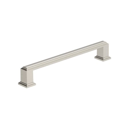 Amerock Appoint 6-5/16 inch 160mm Center-to-Center Satin Nickel Cabinet Pull BP37360G10