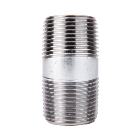 Stz Industries 3/4 in. MIP each X 3/4 in. D MIP Galvanized Steel 2 in. L Nipple 301UP34X2
