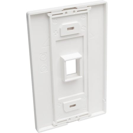 Tripp Lite SINGLE-GANG 1-PORT WALL PLATE KEYSTONE CAT5/6 USB HDMI DPORT RCA N080-101