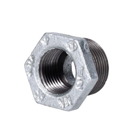 Stz Industries 3/4 in. MIP each X 1/2 in. D FIP Galvanized Malleable Iron Hex Bushing 311UPB-3412