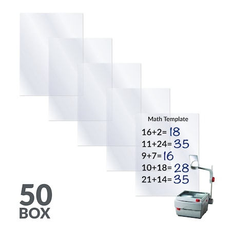 C-Line Products Transparency Film, 8 1/2 x 11, PK50 60727