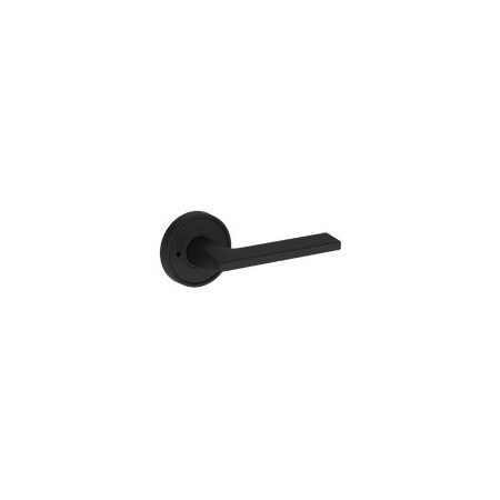 Baldwin Residential Door Levers Privacy Reversible Satin Black PVANARRR190
