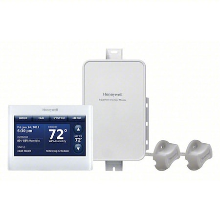 Honeywell Home Low Voltage Thermostat, 7 Programs, 4 Heat Pump or 3 Conventional H, 2 C, Hardwired, 18 to 30V AC YTHX9421R5085WW