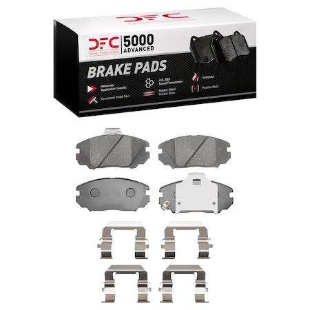 Dfc 5000 Advanced Disc Brake Pad Set, 1551-1125-02