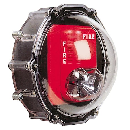 Safety Technology International Universal Stopper Cover, Polycarbonate, Surface Mount, 7 3/4 in W x 7 3/4 in H x 4 1/4 in D, Clear STI-1229