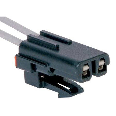 Acdelco CONNECTOR-W/LEADS 2-WAY F. BLACK, HVAC Blower Motor Connector,  PT731