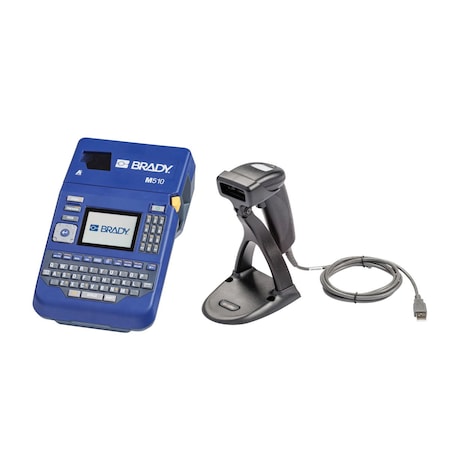 Brady M510 Label Printer with CR950 Barcode Scanner and Software Kit 178342