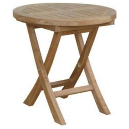 Anderson Teak Montage 20 in. Round Side Table TB-2020R