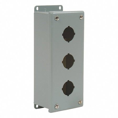 Siemens 30mm Pushbutton Enclosure - 3 holes for control devices P30EMS03P