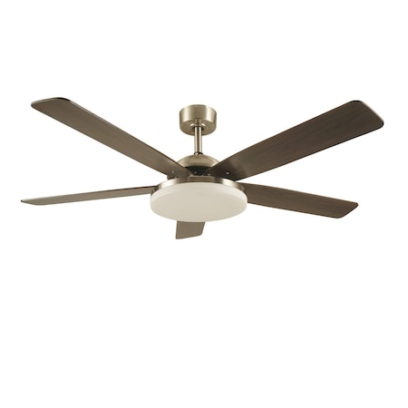 Good Housekeeping 52" Adeline Ceiling Fan w/RC, Brushed Nickel 63173-BN