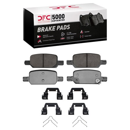Dfc 5000 Advanced Disc Brake Pad Set, 1551-2370-01