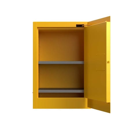Strong Hold 12 Gallon Flammable Safety Cabinet, Manual-Close 12FSHD-MC-2