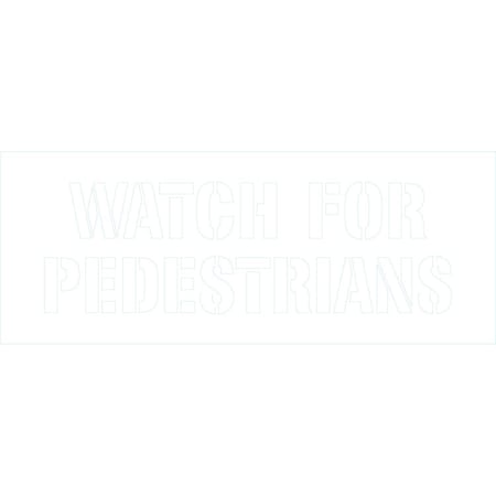 Lyle Watch For Pedestrians, 54x21, Non-Reflective, None G-16713-NS_54x21