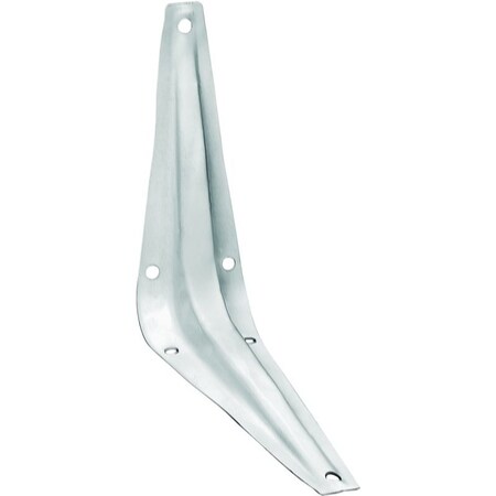National Hardware 211BC Series Shelf Bracket, 100 lb, Steel, Gray, 12 in L N172-619
