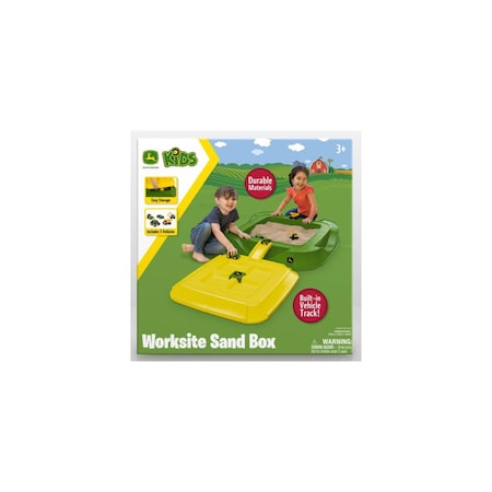 Sunny Days John Deere Sand Box with Toys Green/Yellow 570972