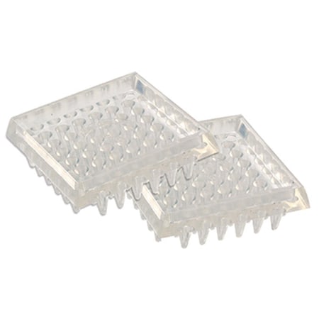 Richelieu 1.87 in. TruGuard Plastic, Square Spiked Cup, Clear, 4PK 235938