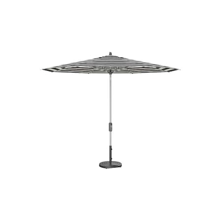 Treasure Garden 11 ft Patio Umbella, aluminum, fiberglass ribs, outdoor, Kinzie Coal Stripe UM841-SS 6668 Kinzie Coal Stripe