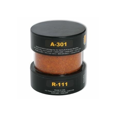 Air Sentry R-Series Dessicant Breather, 5.2 in dia, 6 in H, Silica Gel, 2PK 399-095R111