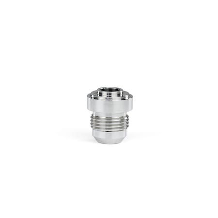Hps Performance -8 AN Fittings Male Weld On Bung, Raw Aluminum 7108AL