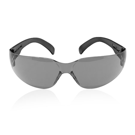 Safe Handler Safety Glasses, Anti-Scratch, Gray Lens, Black Frame BLSH-ESCR-CLBT-SG10GY