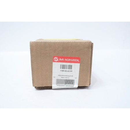 Imi Norgren PRESSURE REGULATOR 1/4IN NPT 0.06-2BAR 11400-2G-AC103