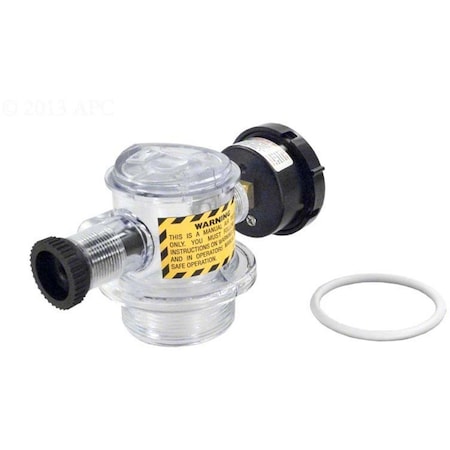 Pentair Manual Air Relief Valve, Clear 273564Z