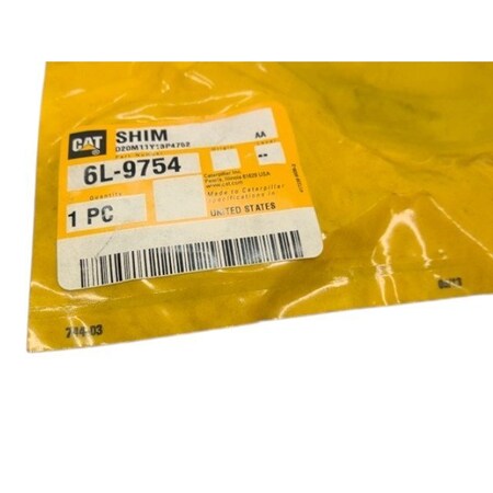 Caterpillar SHIM, CATERPILLAR OEM 6L9754 6L9754