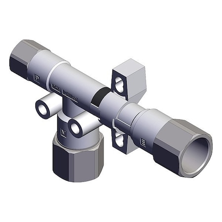 Smc Vacuum Ejector, Body Ported ZH13DLA-N01-N02-N02
