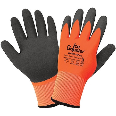 Globus Knit Gloves, Gray, Unisex, PR 380INT-11(2XL)