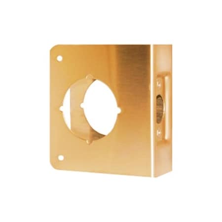 Don-Jo Mfg Door Wrap 2-3/4in Backset, 1-3/4in Door, 4-1/4in W x 4-1/2in H, 2-1/8in Hole, 612/US10 Bronze 81-BZ-CW