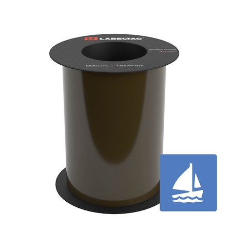 Labeltac Marine Supply 7in x 75ft LT9, Brown LT710MN-C