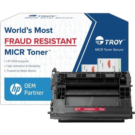 Troy Group TROY M608/M609 MICR TONER SECURE HY CARTRIDGE CF237X 02-82041-001