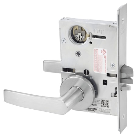 Corbin Russwin Storeroom or Closet Mortise Lock, AS Lever, A Rose, Satin Chrome ML2057 ASA 626 LC