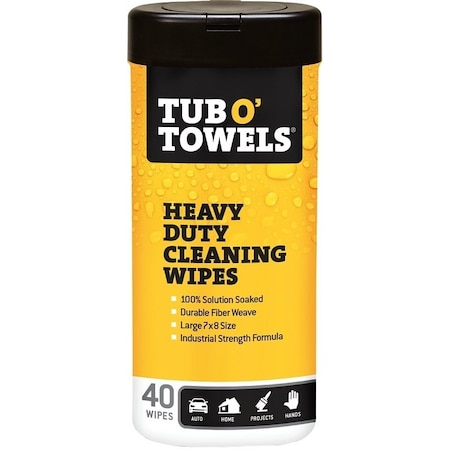 Tub Otowels CLEAN WIPES 40CT TW40