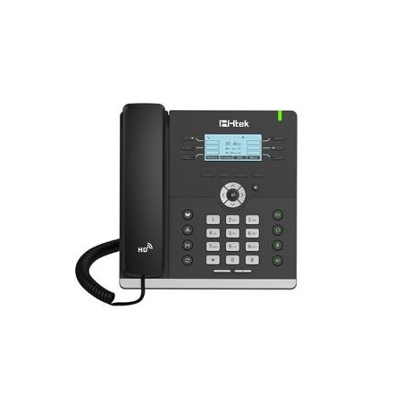 Htek Classic Business IP Phone Up to 6 Sip Accounts 192 x 64 pixel, Graphic display HD Handset, Speaker UC903