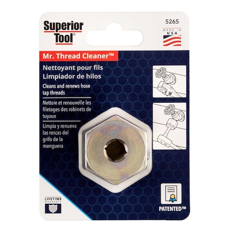 Superior Tool Thread Cleaner 7 in. H 1 pc 5265