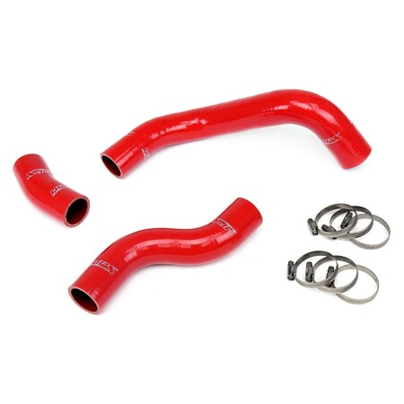 Hps Performance High Temp Reinforced Silicone Radiator Coolant Hose Kit, Red,  57-1226-RED