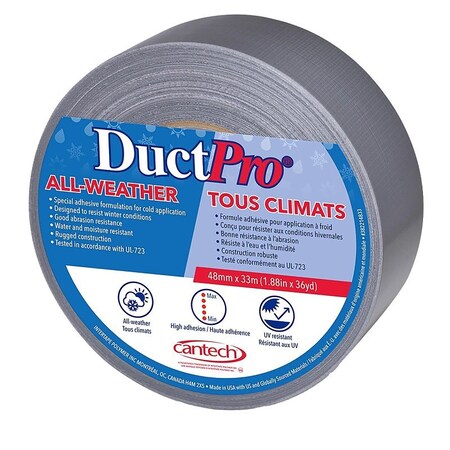 Intertape DUCT TAPE POLYE SILVER 48MMX3M 382214833