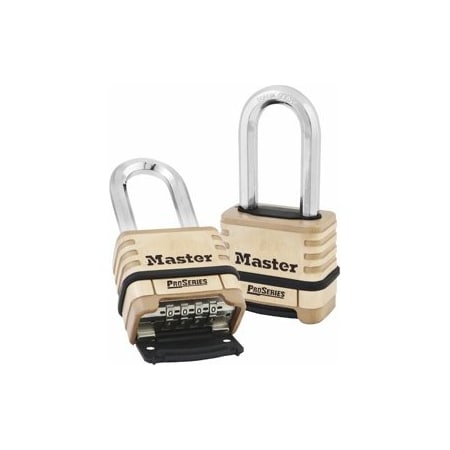 Master Lock Co Resettable Brass Padlock Boxed 2-1/16in 1175LH