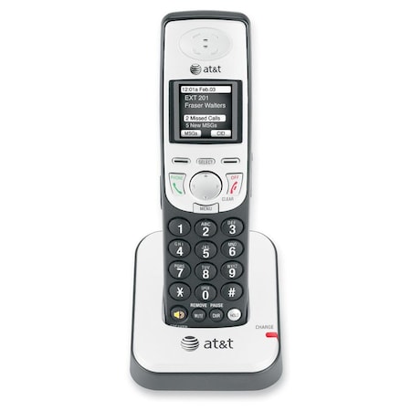 Att Digital Handset, Cordless, w/CID, Large Display, Black/Silver SB67040