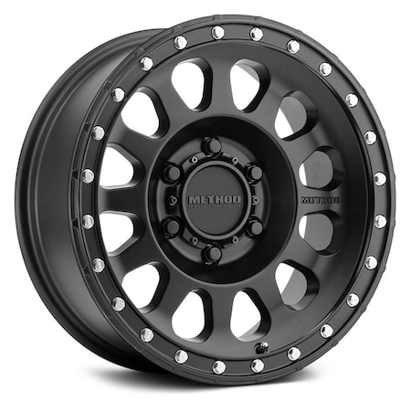 Water World 17 x 8.5 MR315 Matte Black Wheel - 106.25 mm Center Bore WA3632025