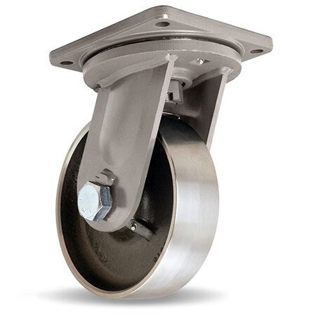 Hamilton Plate Caster, Swivel, Steel, 13"H S-MD-103FST-4SL-HCB