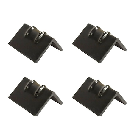 Mytee Products Steel Edge Protector w/ Rubber Coating on Back - 6in, 4PK SCP-R2x4
